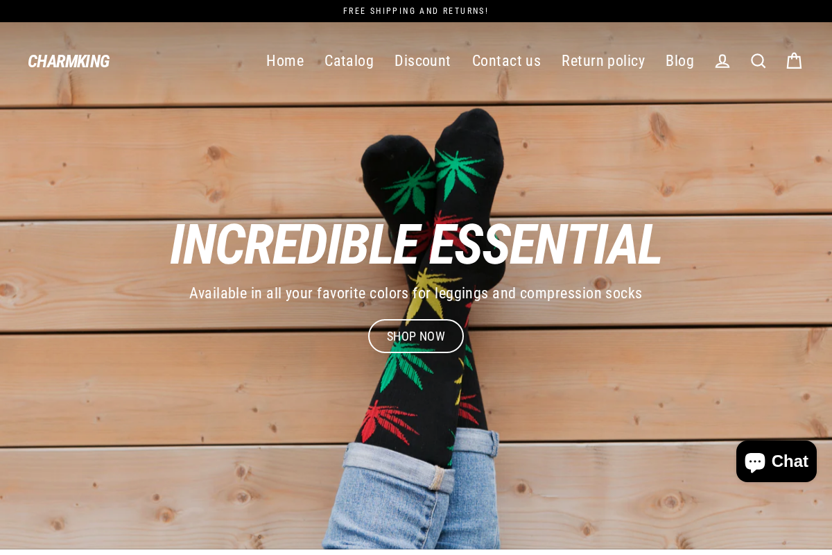 CHARMKING homepage screenshot