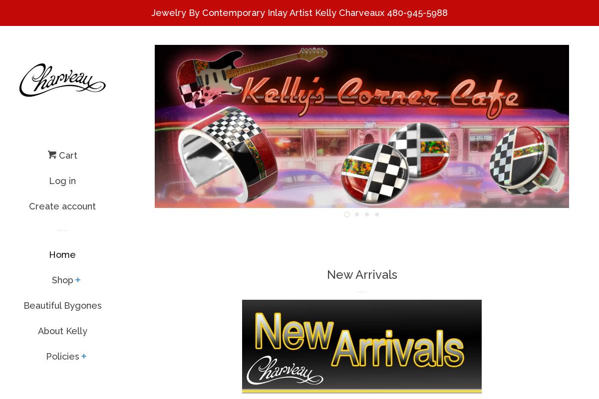 charveaux.com homepage screenshot