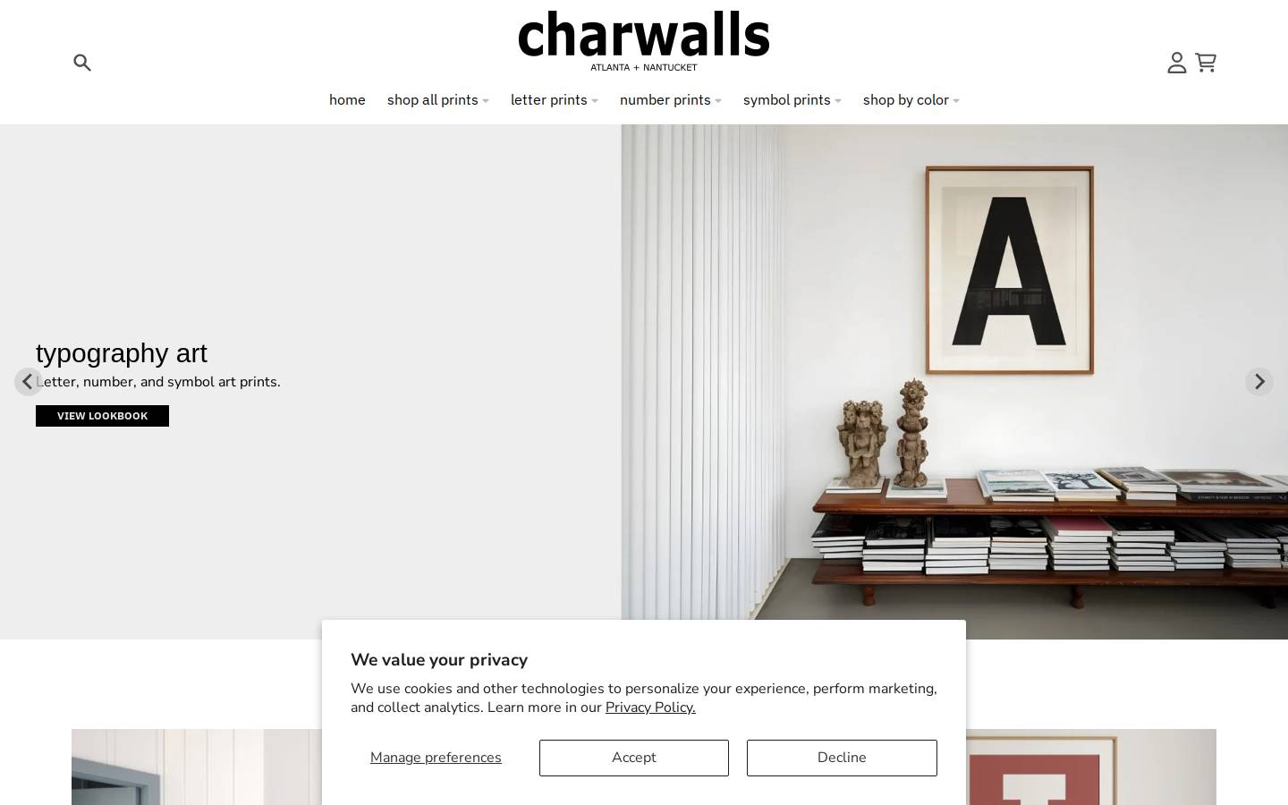 charwalls.com homepage screenshot