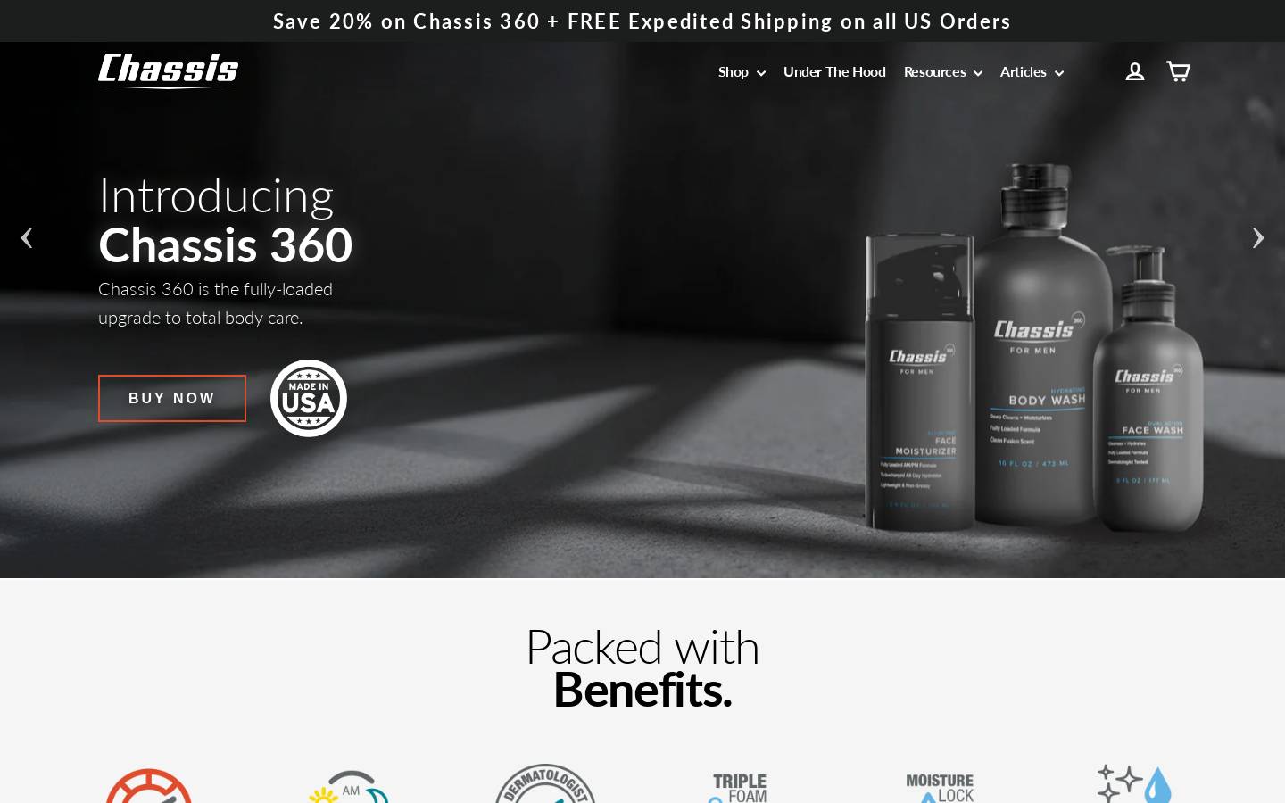 chassisformen.com homepage screenshot