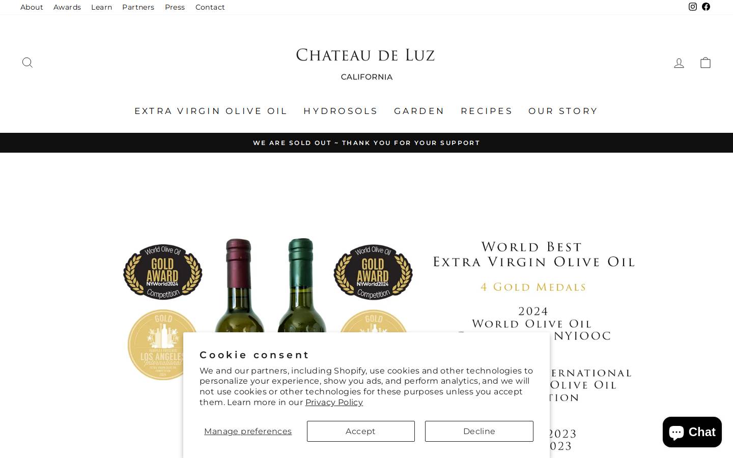 chateaudeluz.com homepage screenshot