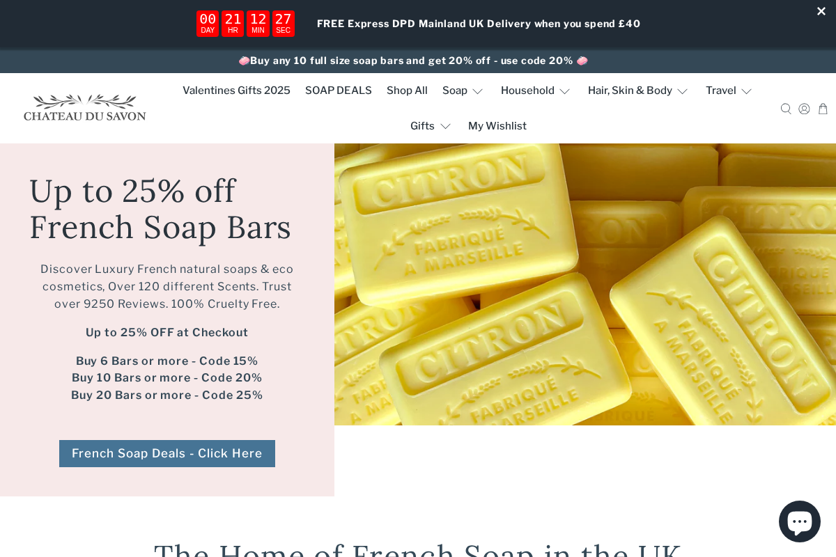 Chateaudusavon homepage screenshot