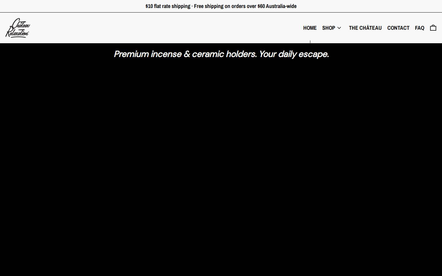 chateaurelaxation.com homepage screenshot