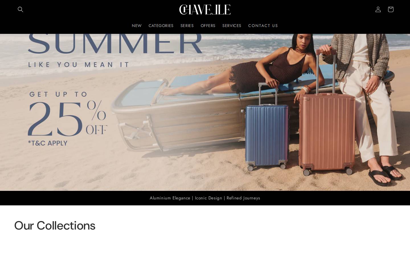 chavelle.co homepage screenshot
