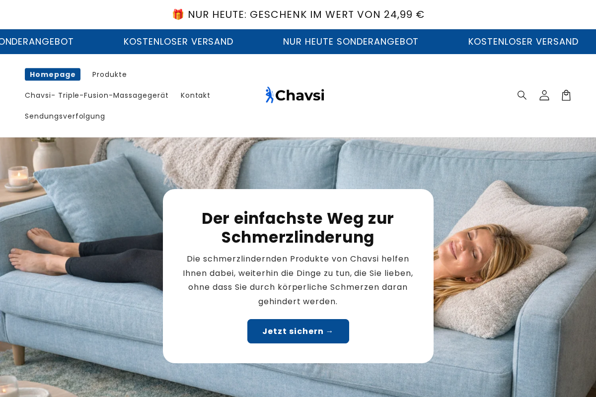 chavsi.com homepage screenshot
