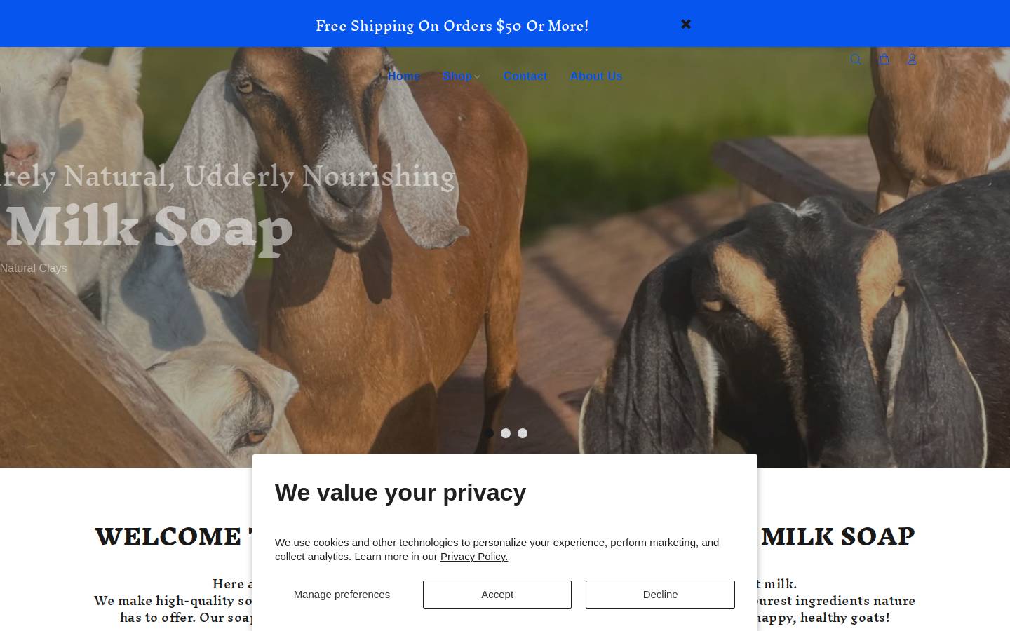 chayngingheartsgoatmilksoap.com homepage screenshot
