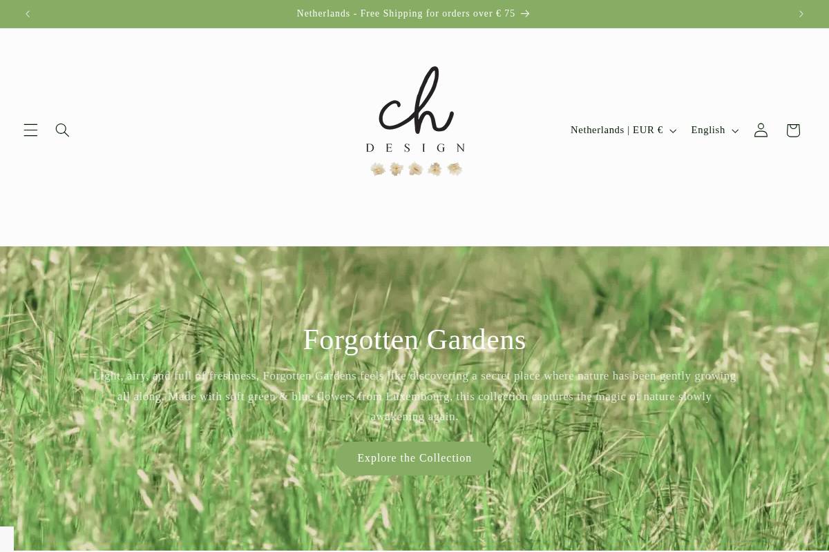 chdesign.shop homepage screenshot