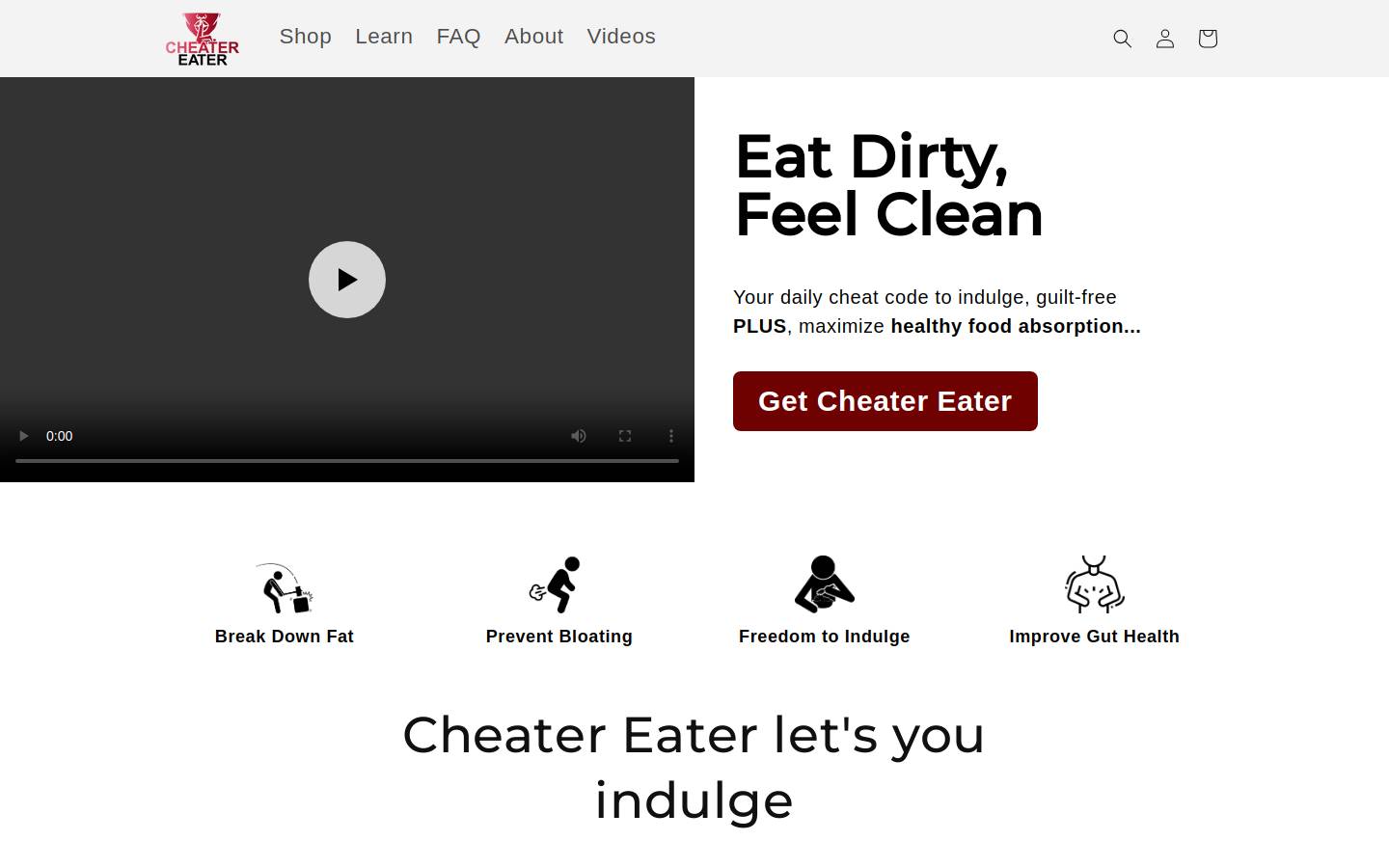 cheatereater.com homepage screenshot