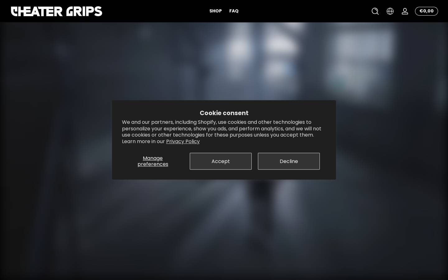 cheatergrips.com homepage screenshot