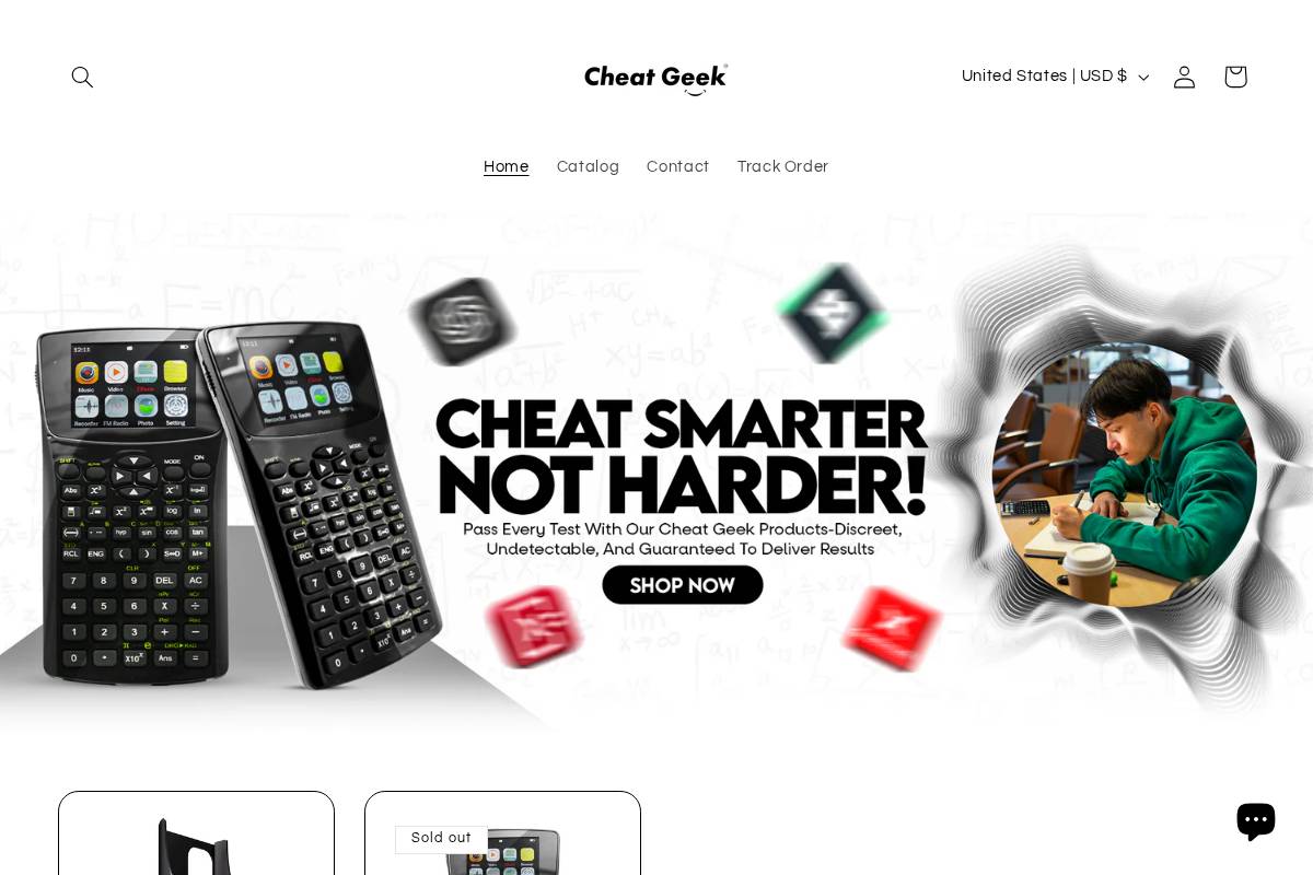 Cheatgeek homepage screenshot