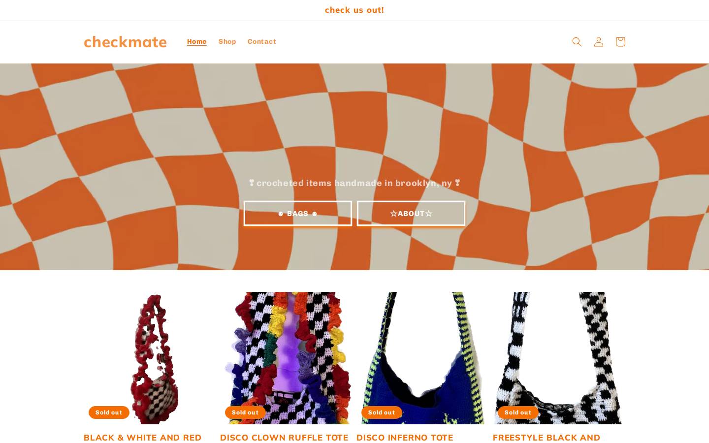 checkmate.store homepage screenshot