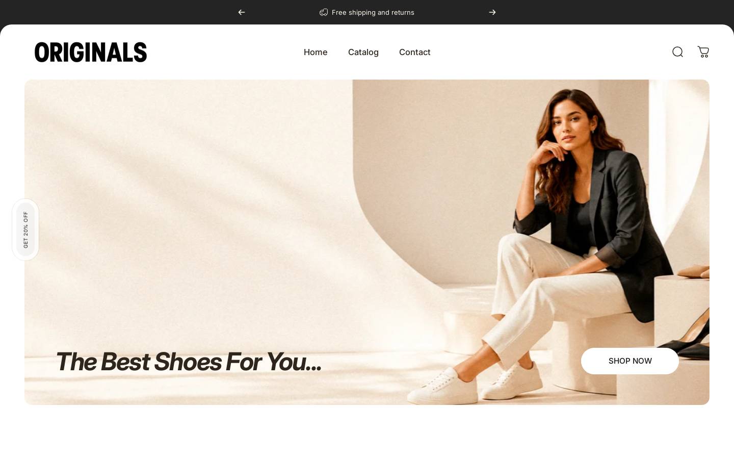 checkout-originals.com homepage screenshot