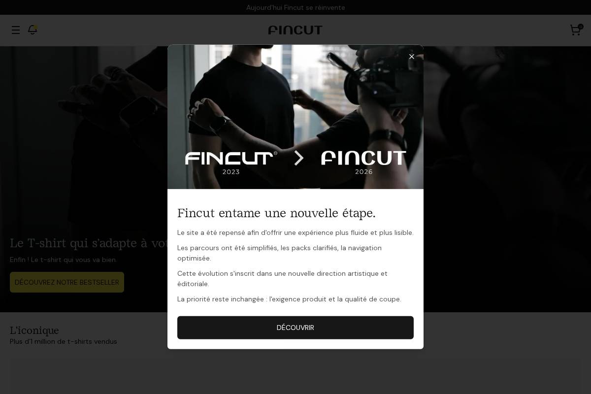 checkout.fincutmen.com homepage screenshot