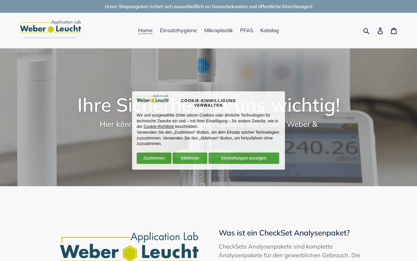 checkset.de homepage screenshot