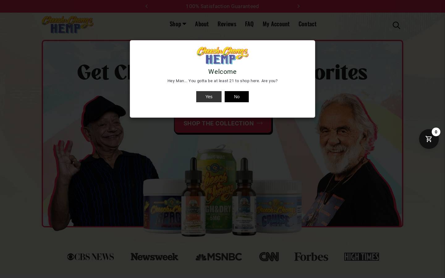 cheechandchonghemp.com homepage screenshot