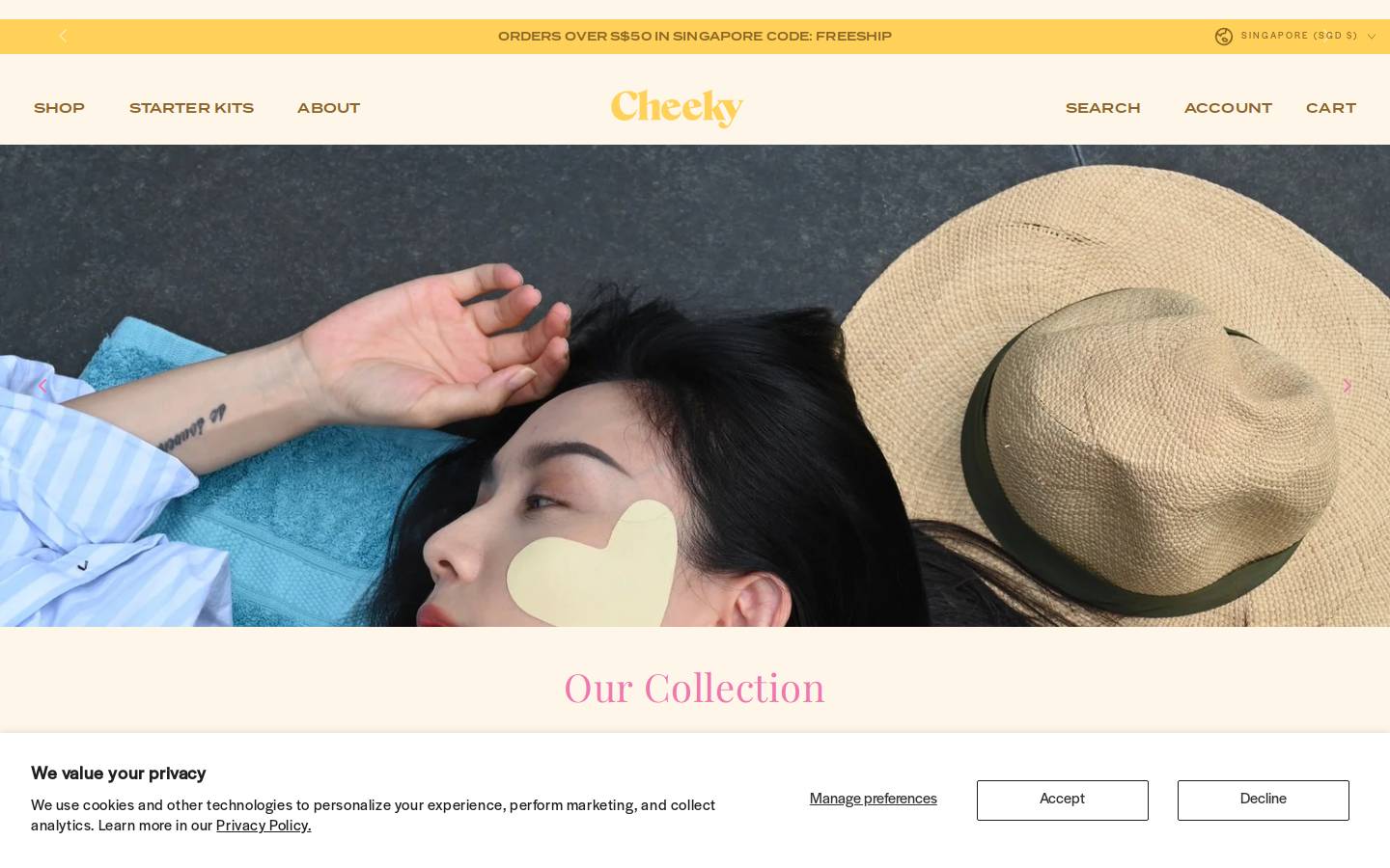 cheeky.world homepage screenshot