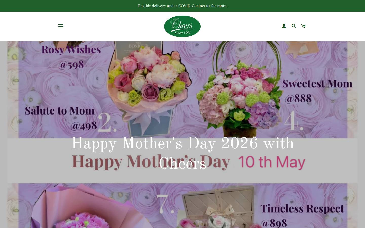 cheers1991.com homepage screenshot