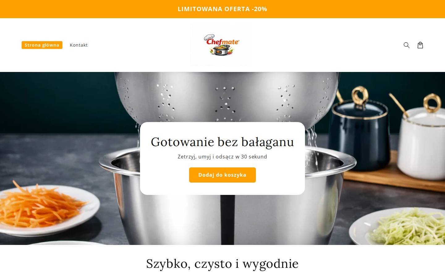 chefmate.pl homepage screenshot
