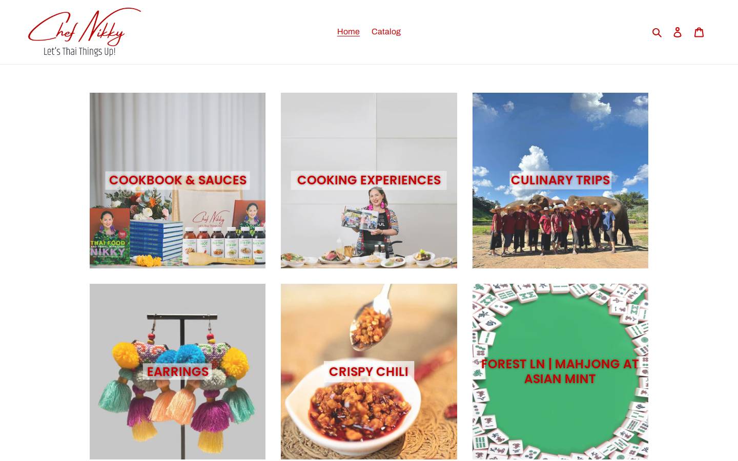 chefnikky.shop homepage screenshot