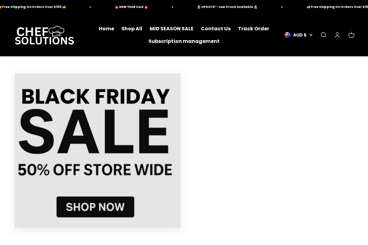 Chef Solutions homepage screenshot