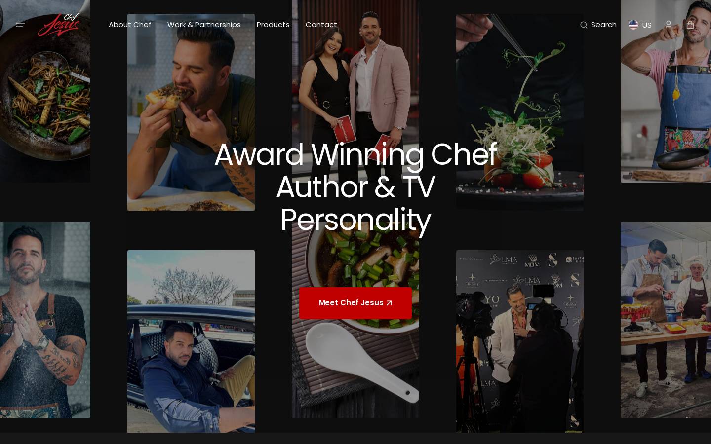 chefyisus.com homepage screenshot