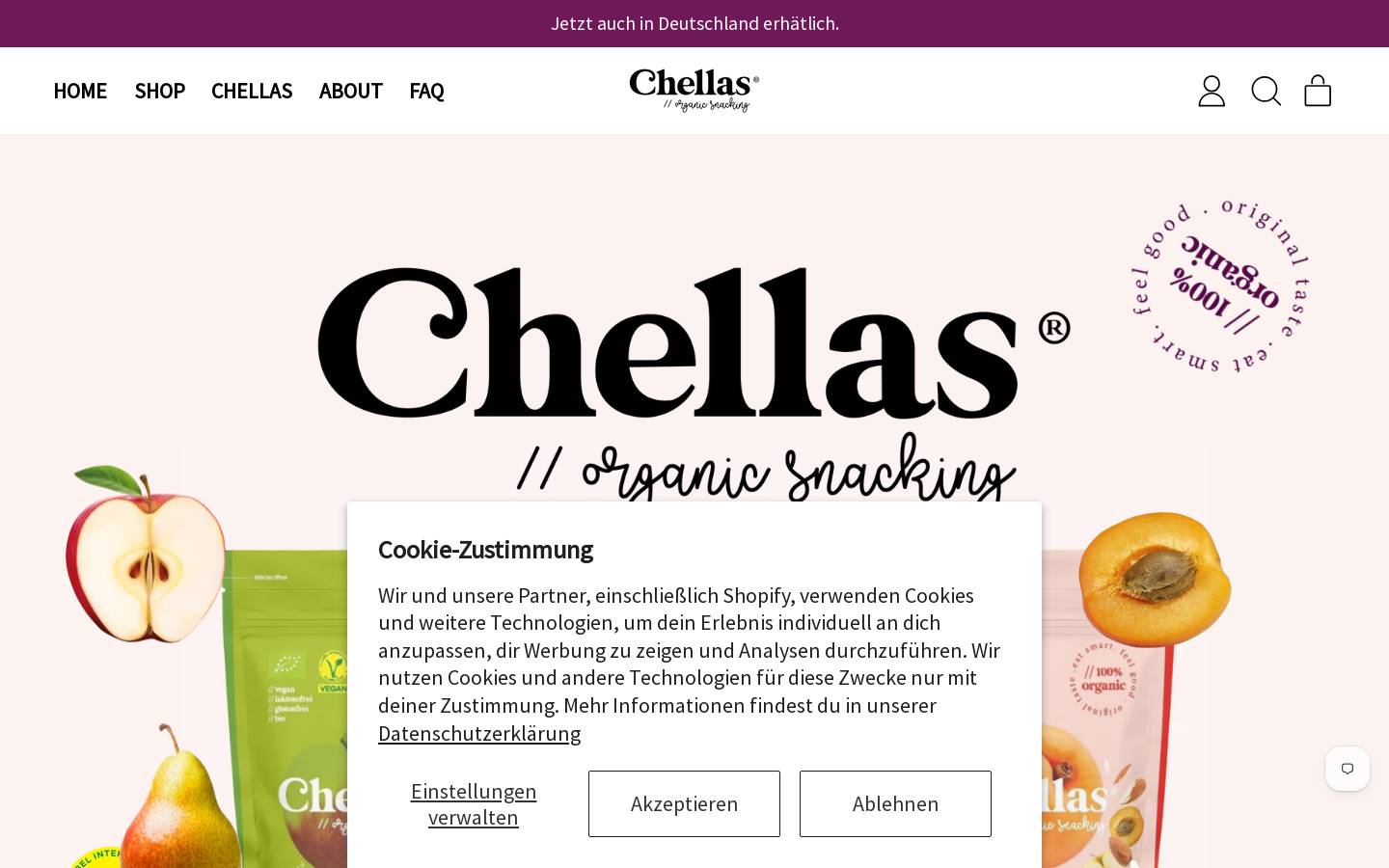 chellas.at homepage screenshot