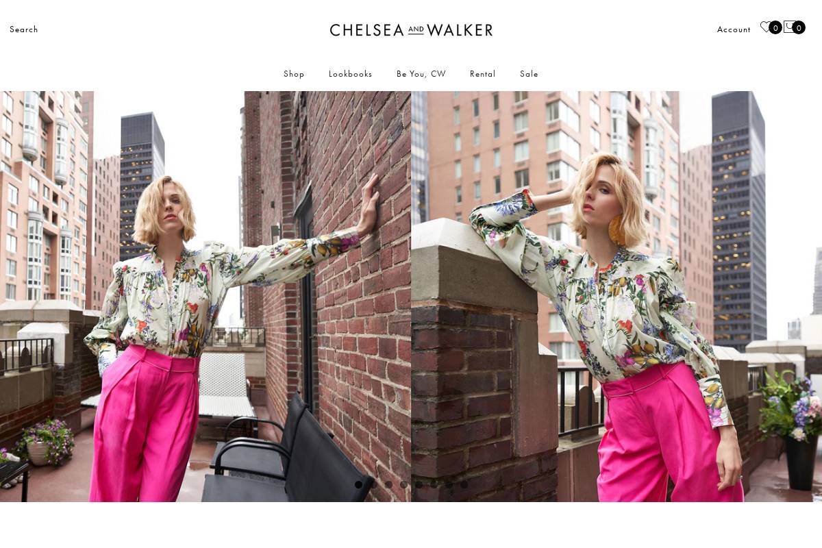 chelseaandwalker.com homepage screenshot