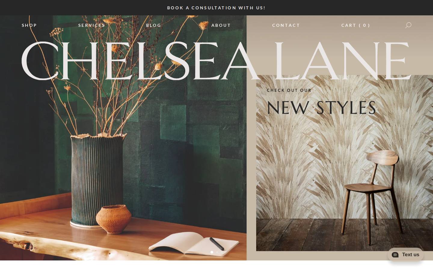 chelsealaneco.com homepage screenshot