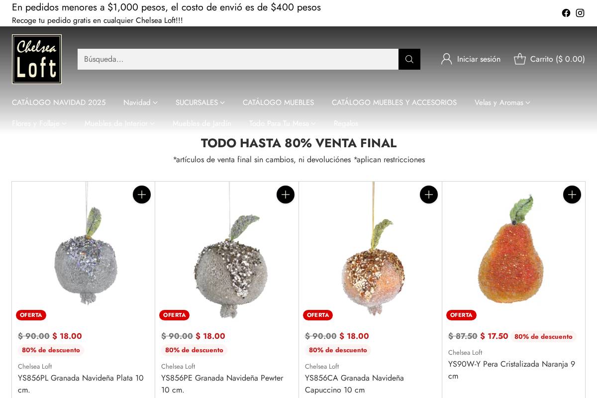 chelsealoft.shop homepage screenshot