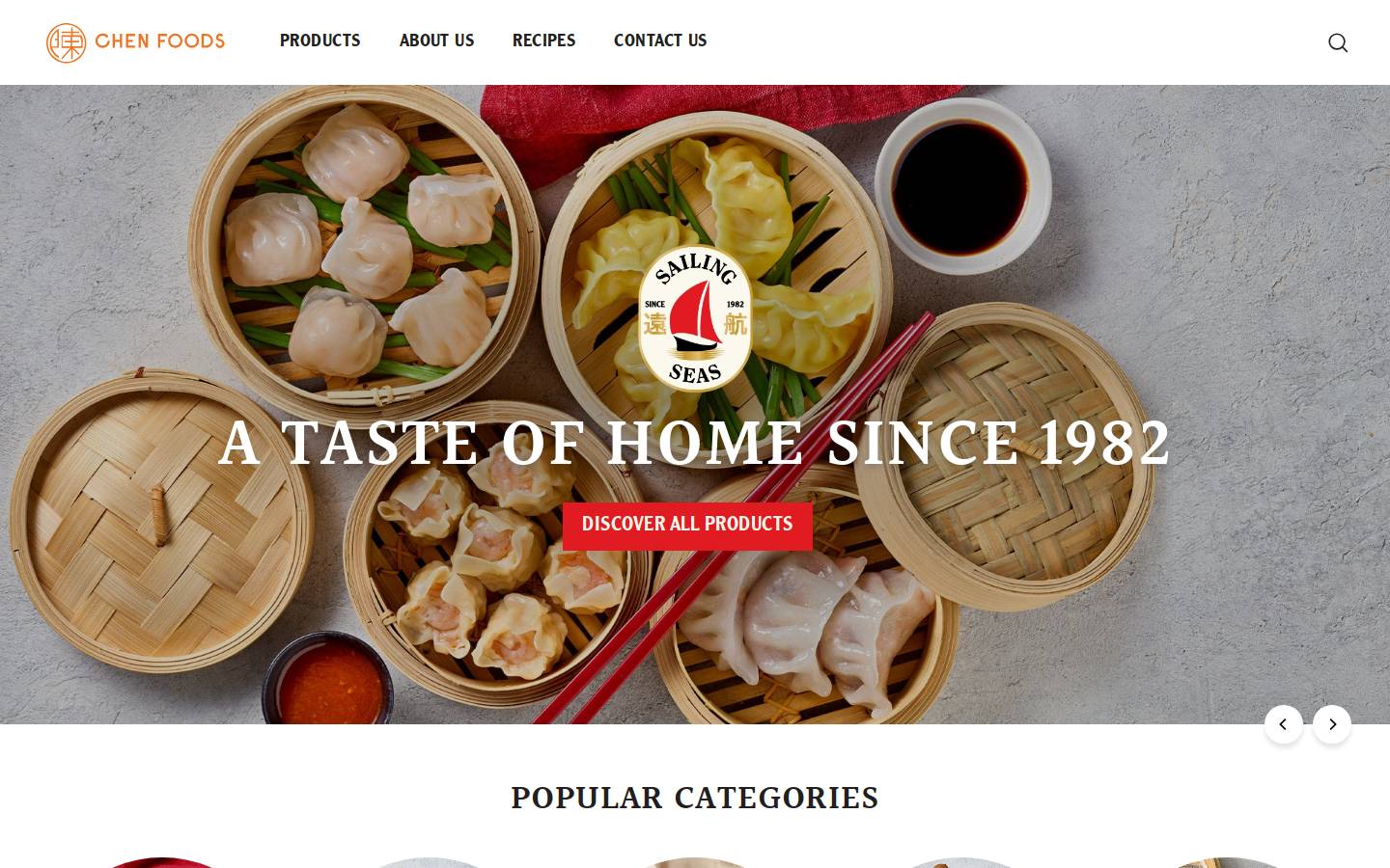 chenfoods.com.au homepage screenshot