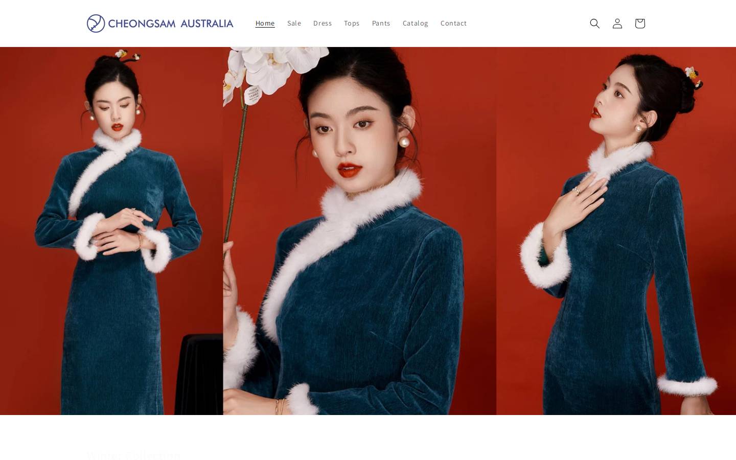 cheongsamaustralia.com homepage screenshot