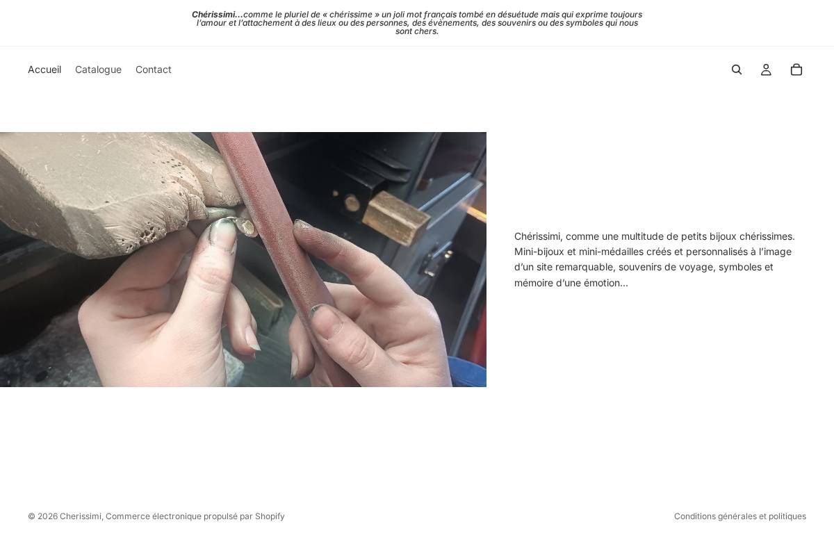 cherissimi.fr homepage screenshot