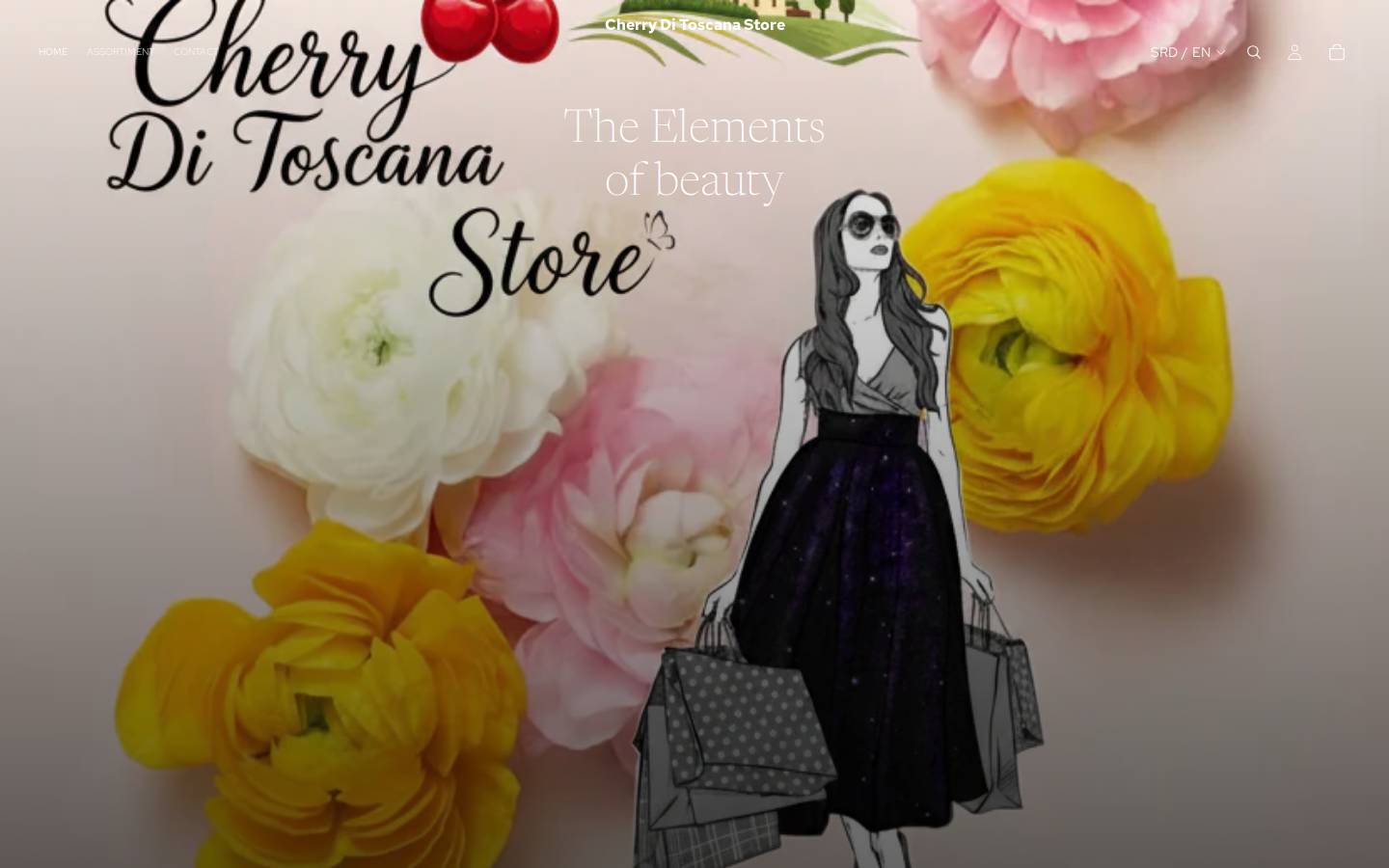 cherryditoscana.com homepage screenshot