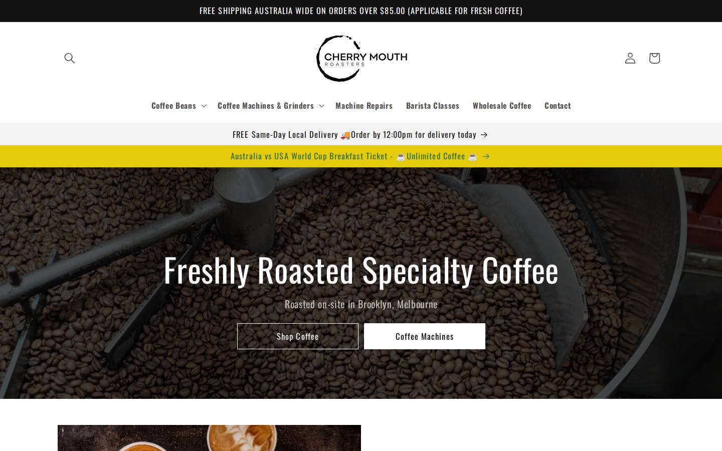 cherrymouth.com homepage screenshot