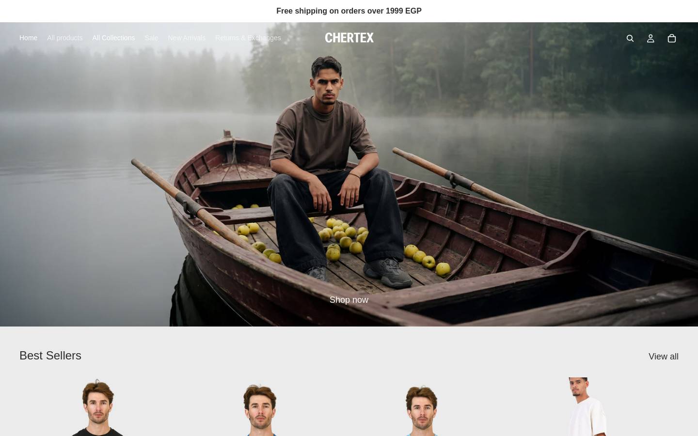 chertexeg.com homepage screenshot