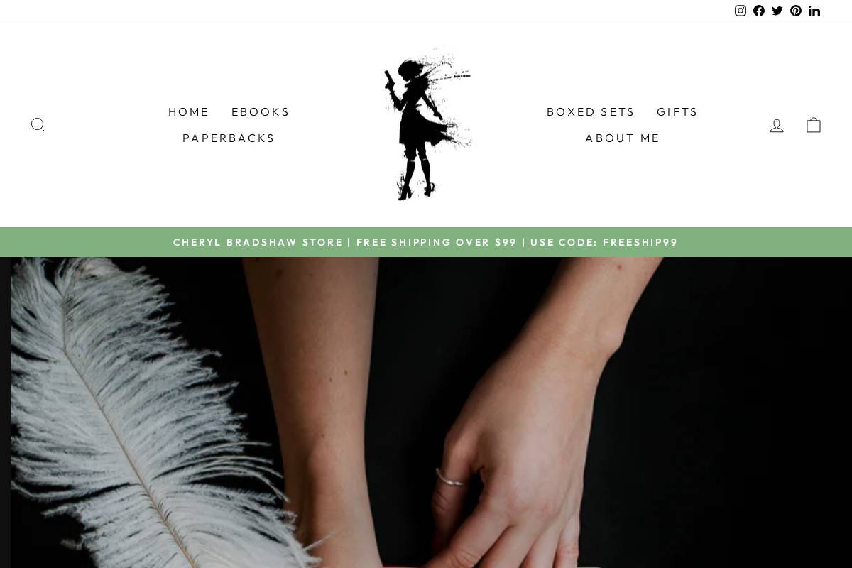 cherylbradshawstore.com homepage screenshot