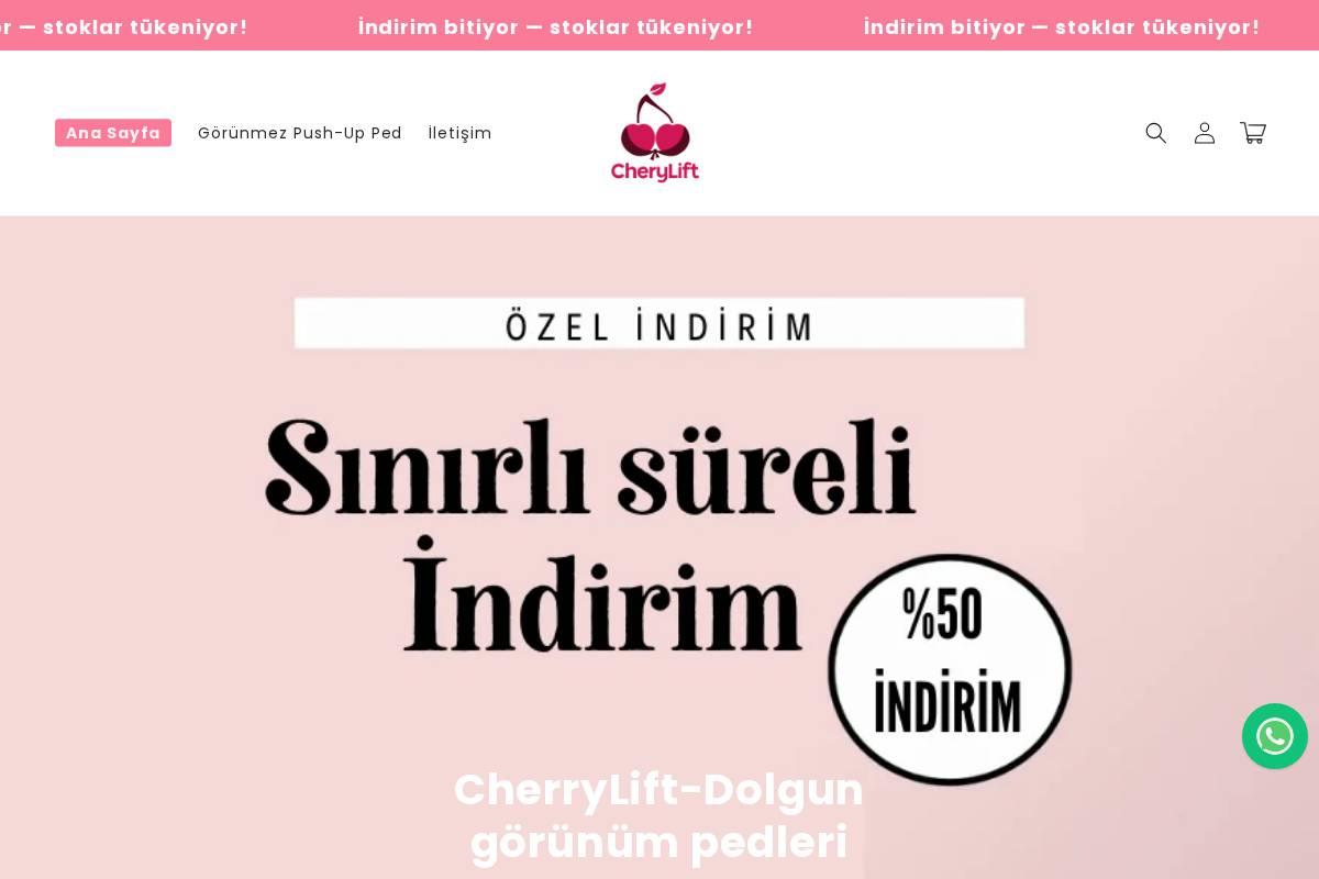 cherylift.com homepage screenshot