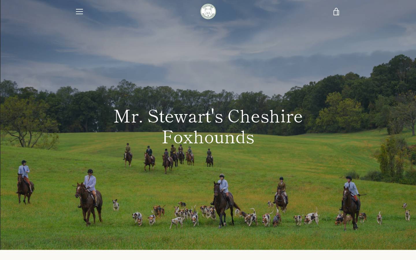 cheshirehuntconservancy.org homepage screenshot