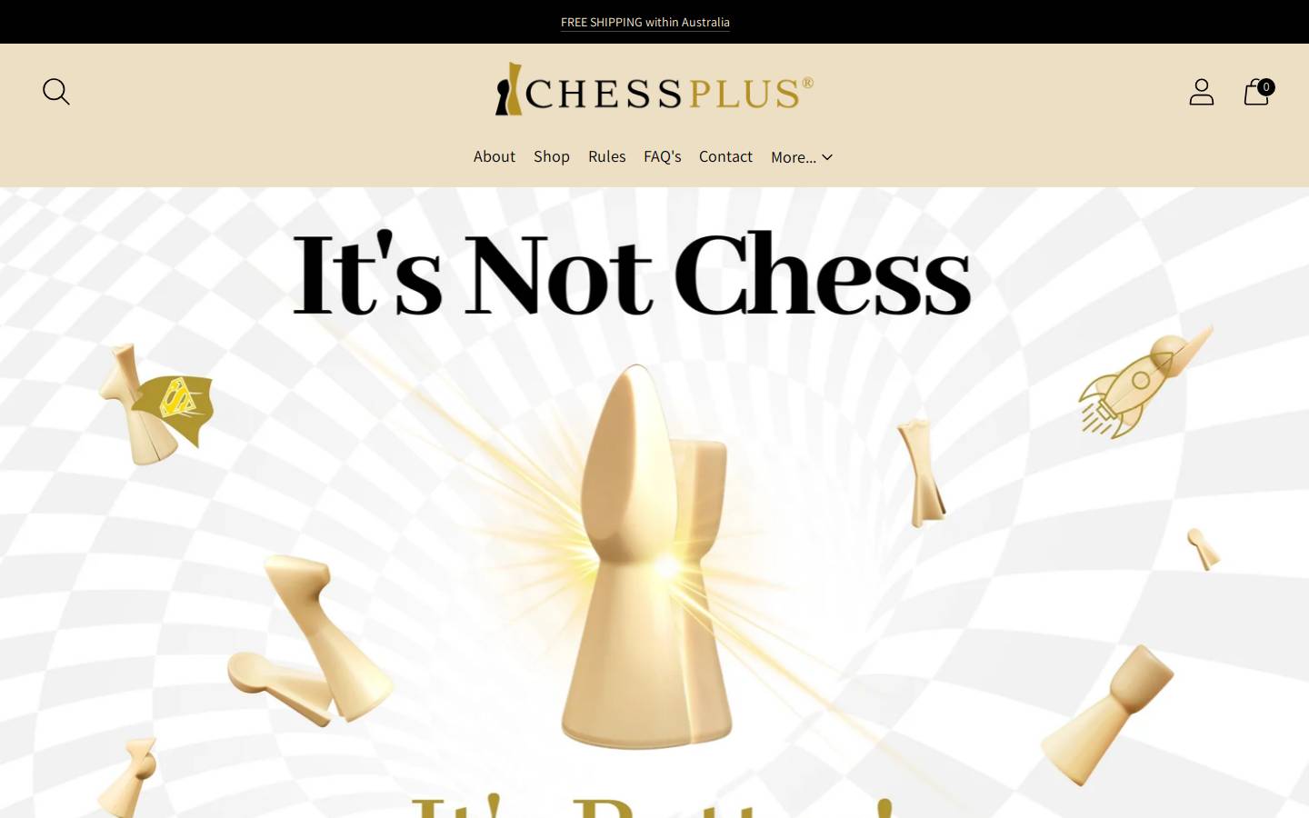 chessplus.com homepage screenshot