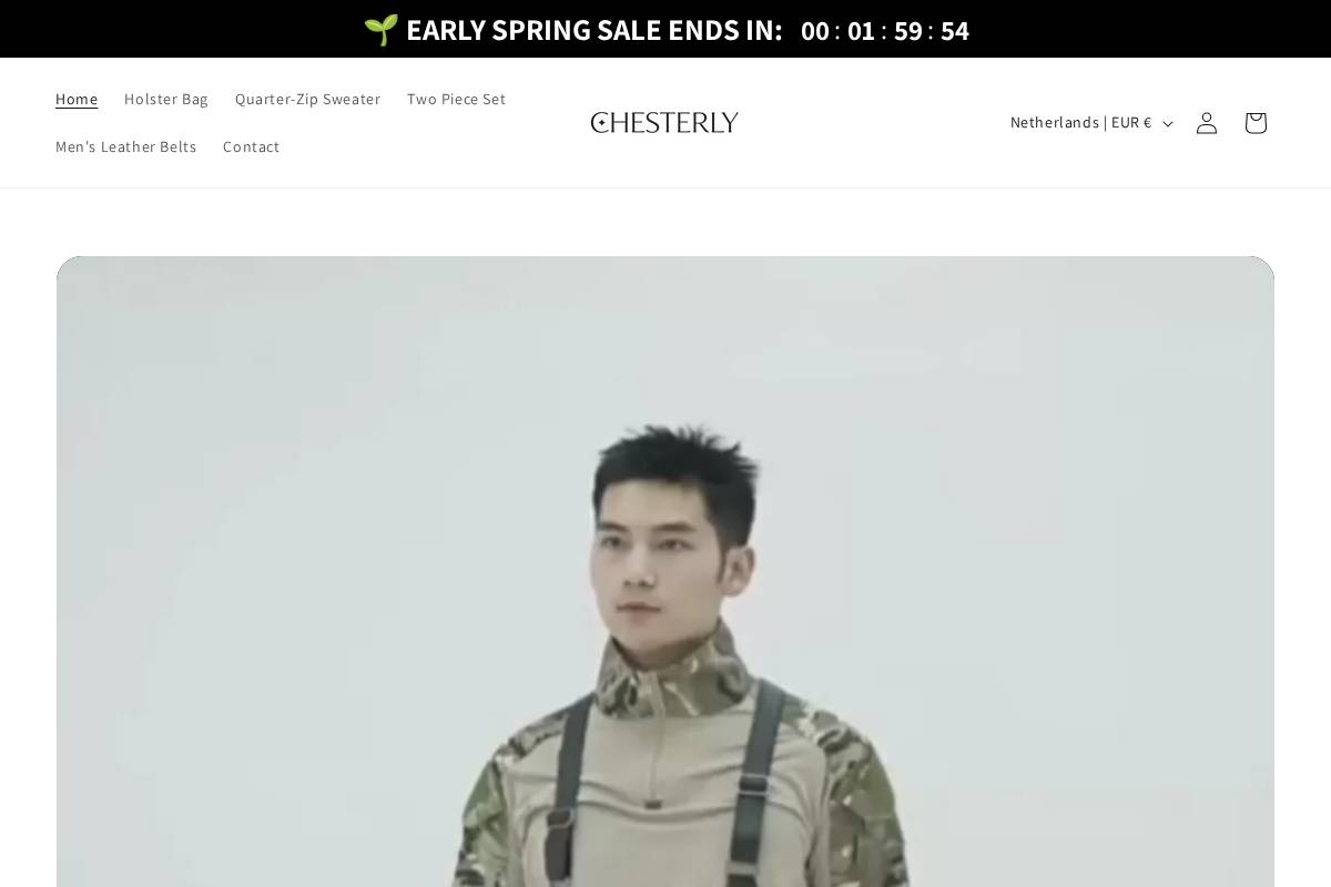 chesterly.store homepage screenshot