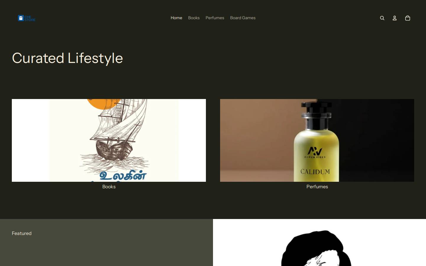 Chestore homepage screenshot
