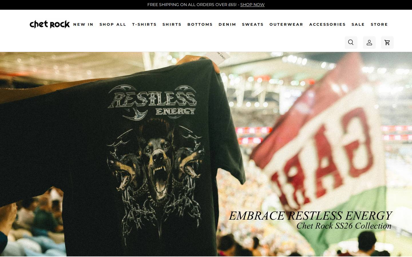 Chetrock homepage screenshot