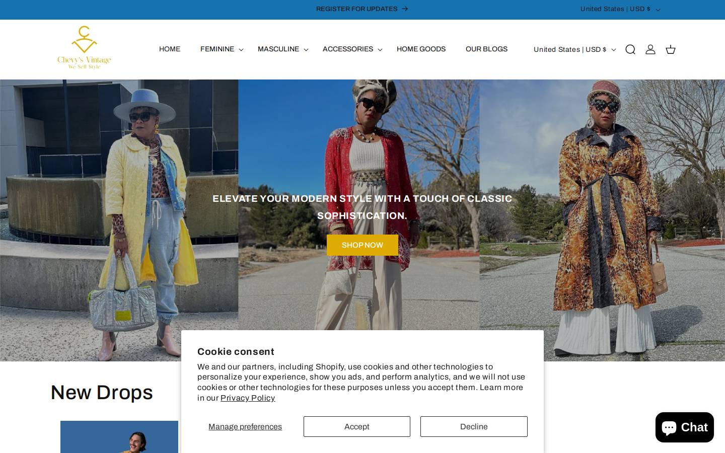 chevysvintage.com homepage screenshot