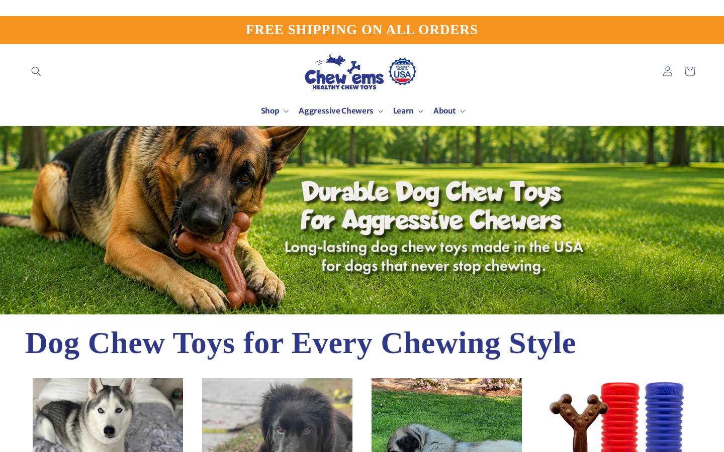 chewems.com homepage screenshot