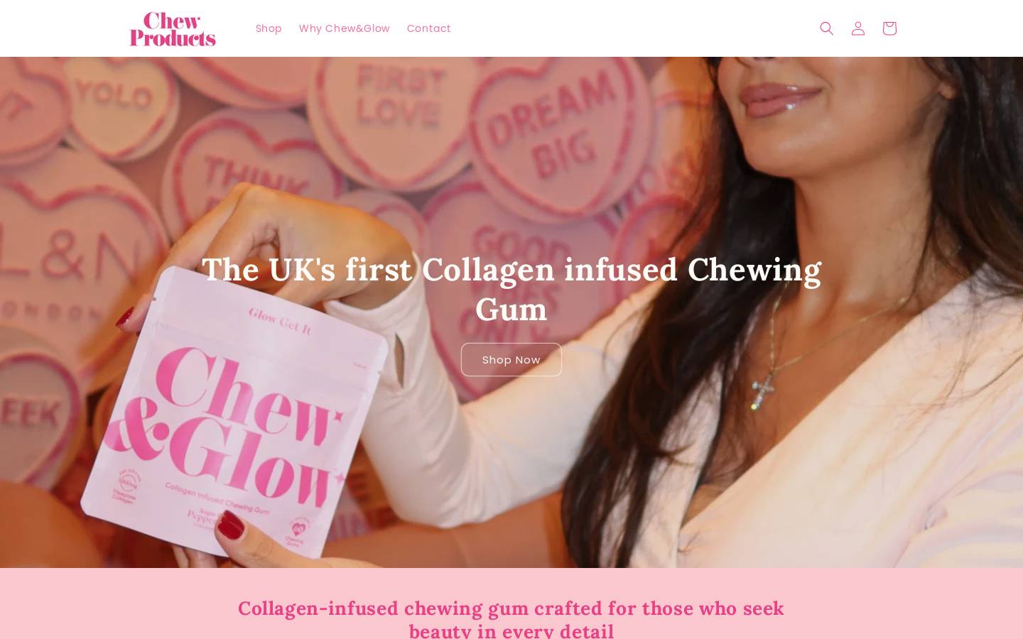 chewproducts.com homepage screenshot