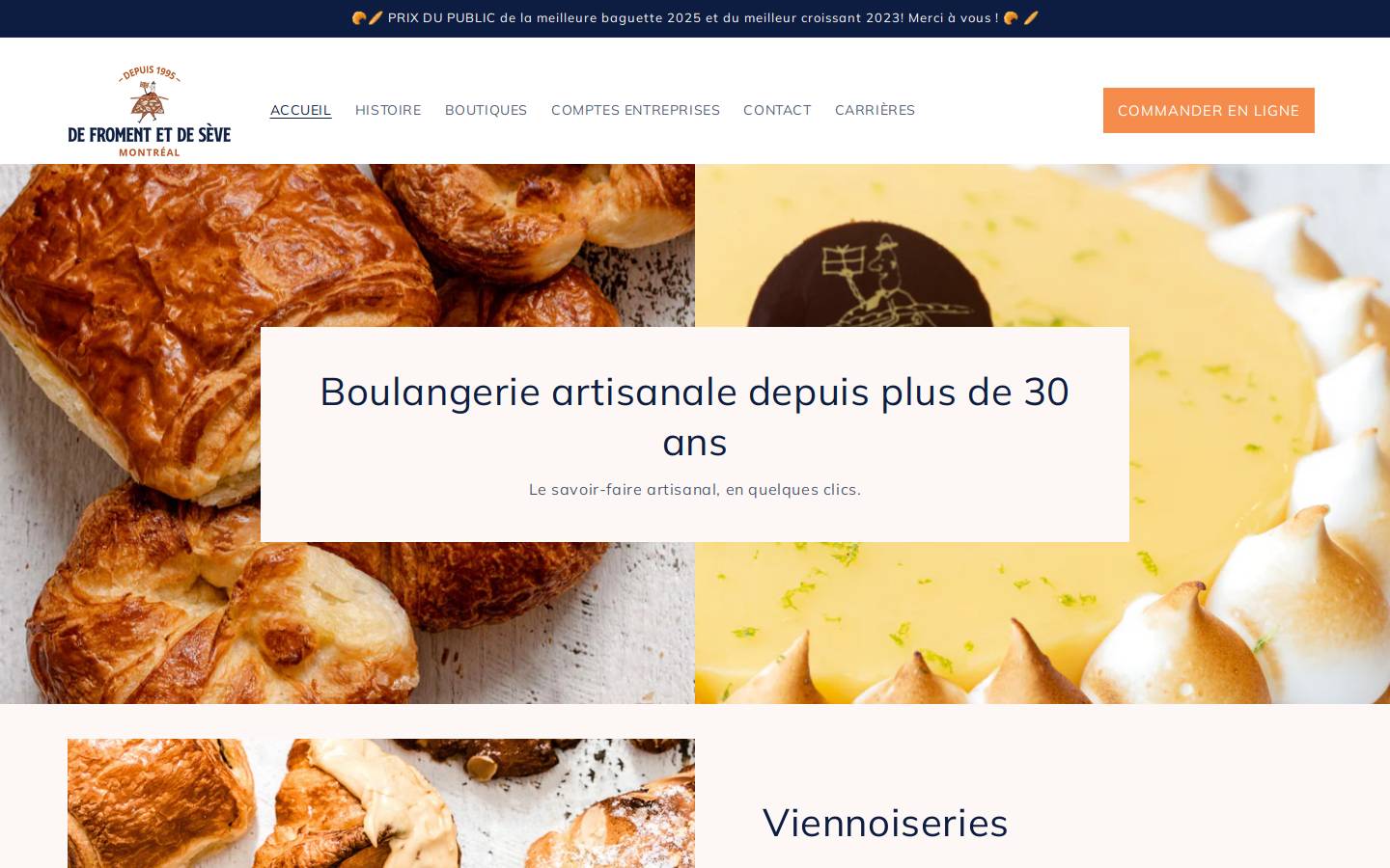 chezfroment.com homepage screenshot