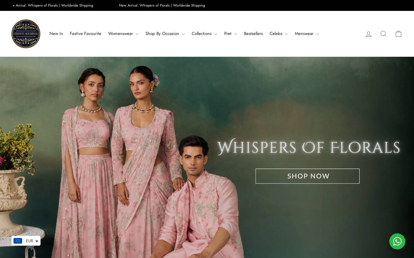 chhavviaggarwal.com homepage screenshot