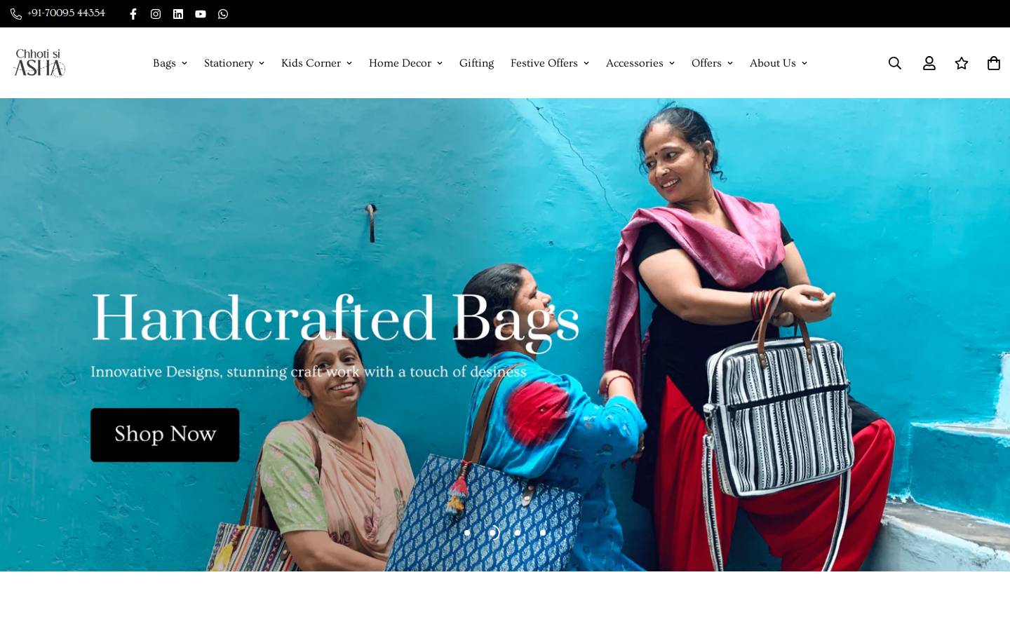 chhotisiasha.org homepage screenshot