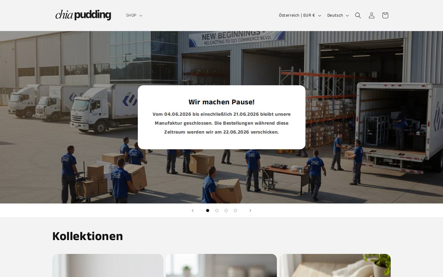 chiapudding.de homepage screenshot