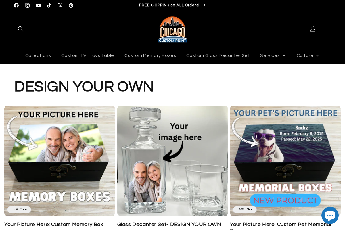 ChicagoCustomPrint.com homepage screenshot